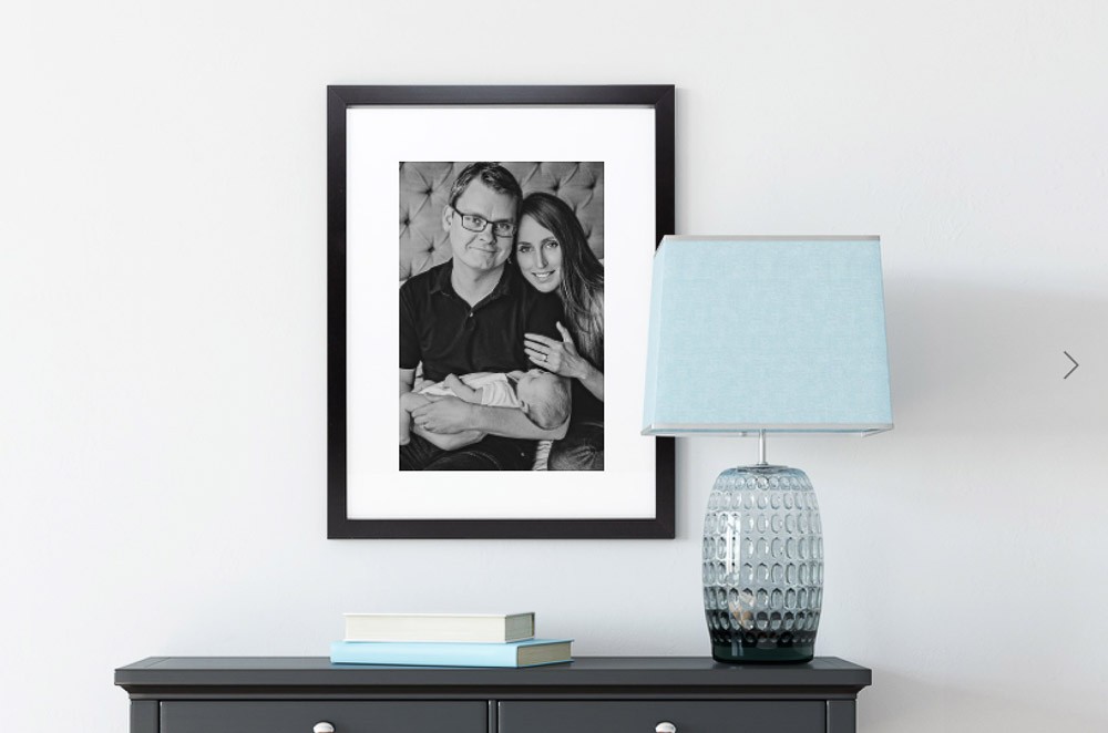 london family photographer offering framed prints