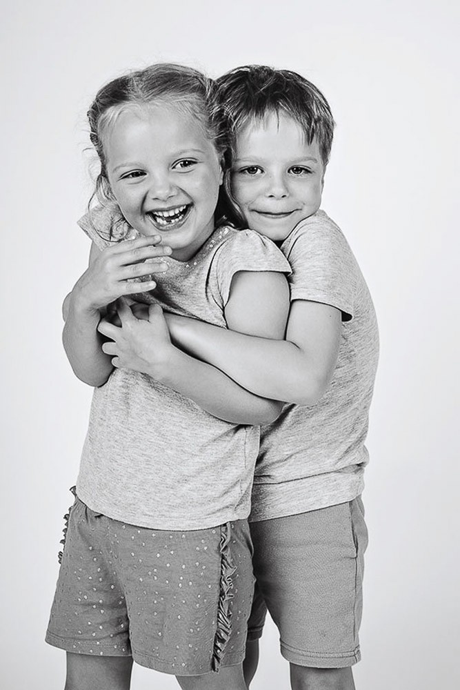 black and white children photography studio london