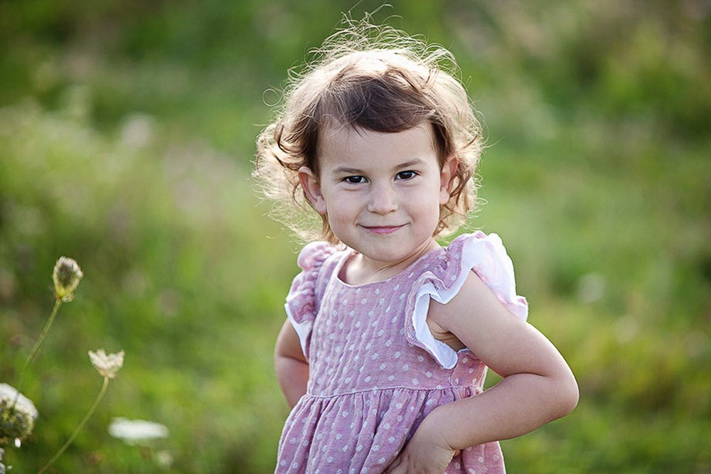outdoor photoshoot with professional child portrait photographer in London