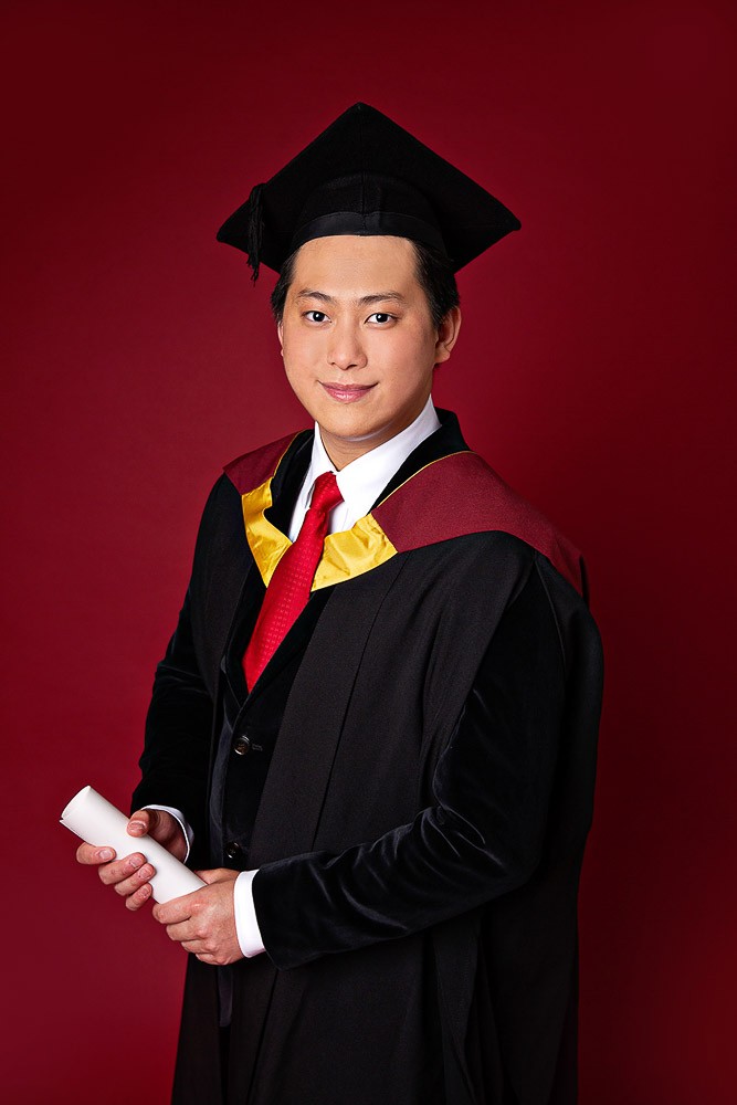 graduation photography session in a  studio london