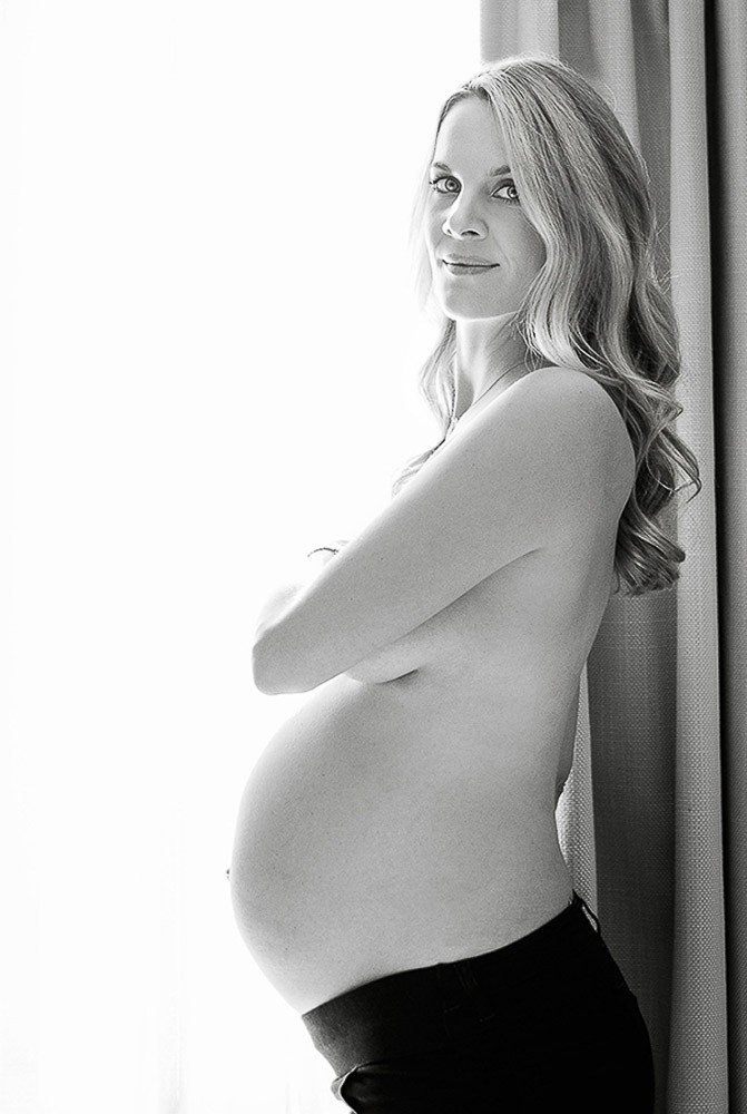 black and white maternity photography London