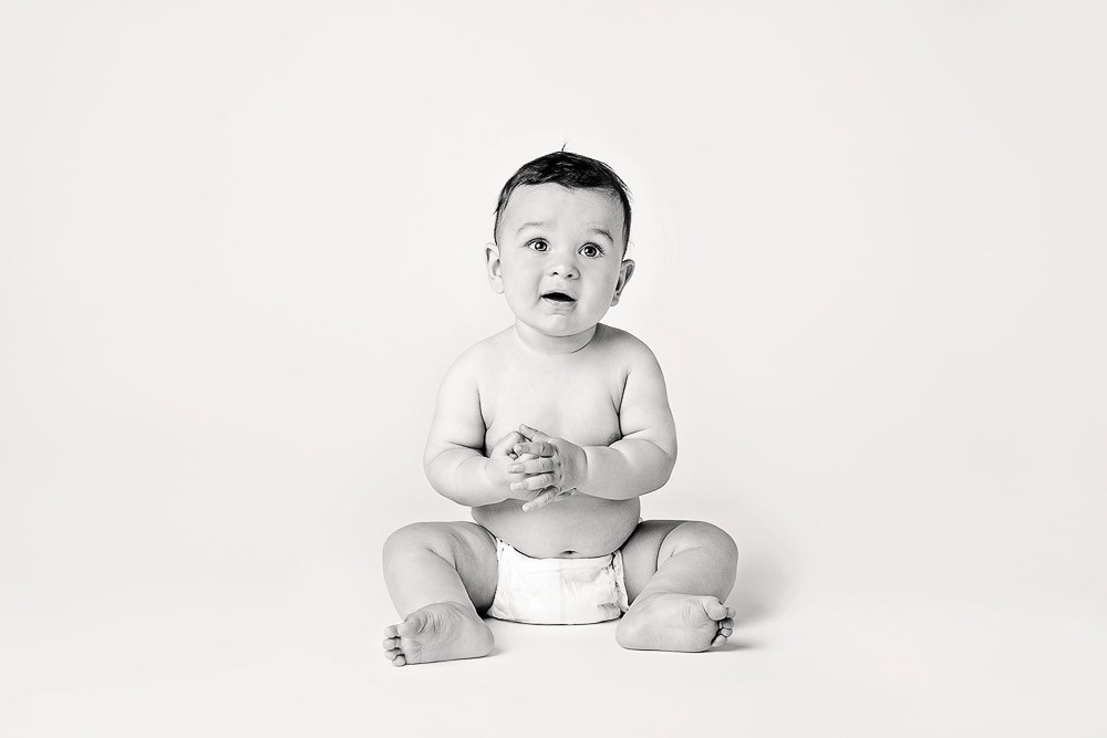 professional baby photoshoot in a studio london