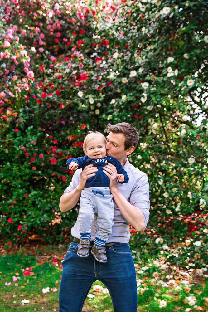 father and son portrait in the park Fathers Day photoshoot