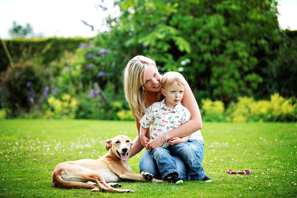 documentary family photography with dog london